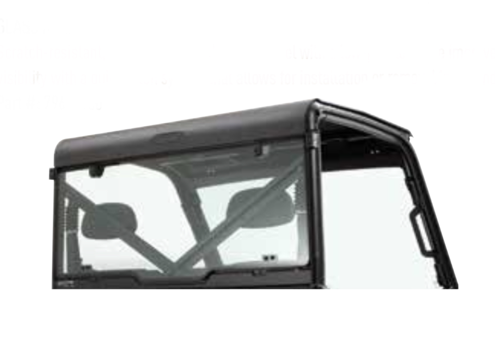 Gravely Atlas JSV Glass Rear Panel OEM #79603100