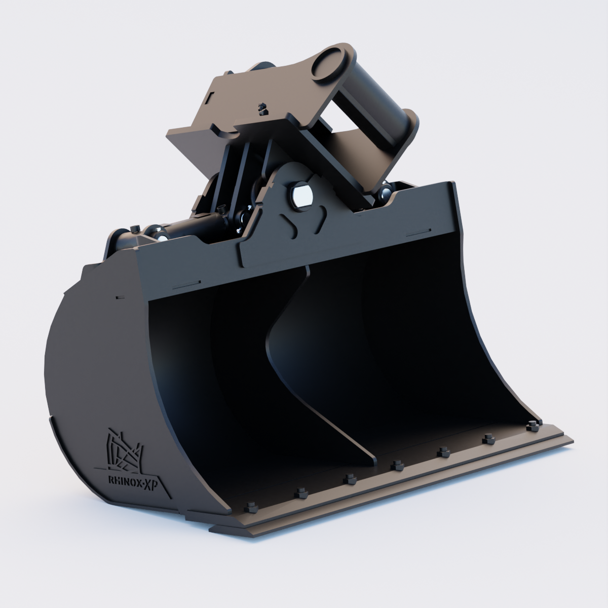 48" Heavy Duty Tilt Grading Bucket to suit WainRoy Coupler QC30 (1.75" Pin)