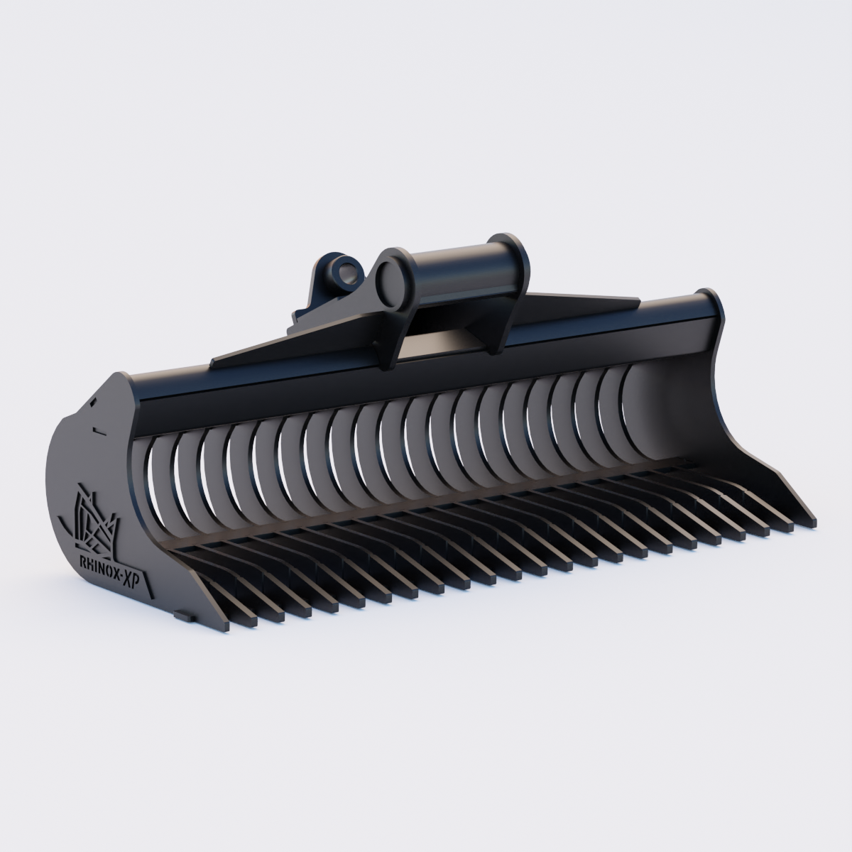 60" Heavy Duty Rake Riddle Bucket to suit WainRoy Coupler QC30 (1.75" Pin)