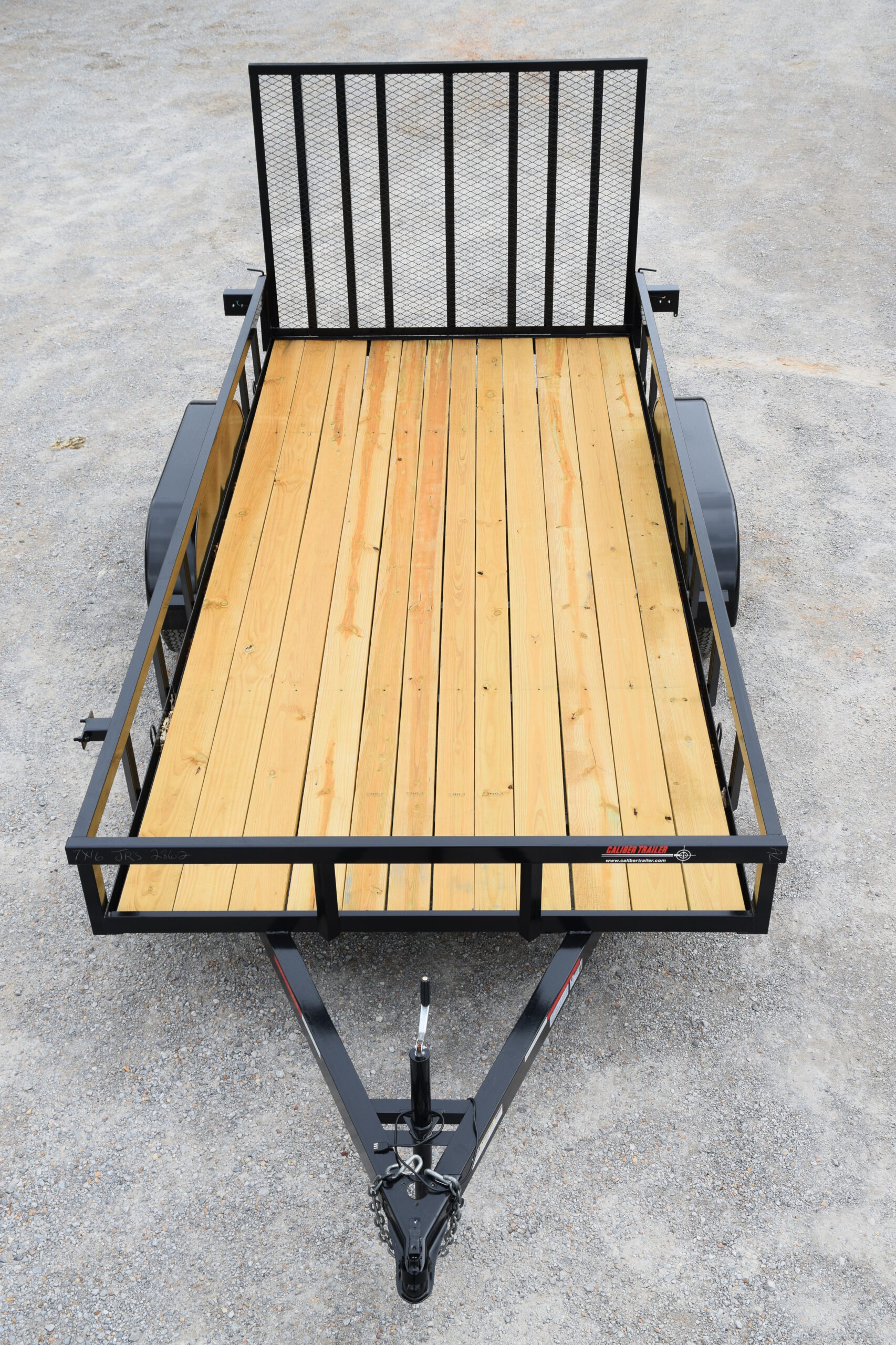 CA137 Caliber 7×16 Utility Trailer HD W/ Tall Gate