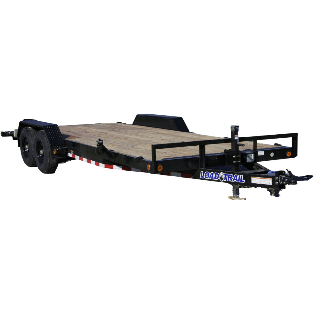 LT611 Load Trail 7X20 Car Hauler 10K W/ Slide Ramps