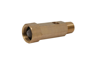 Brass Garden Hose Adapter with Bypass Port