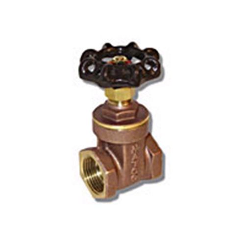 2-1/2 In. Gate Valve, Full Port, Cast Brass