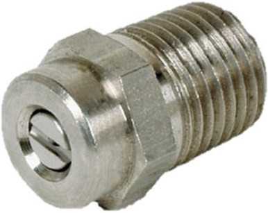 Replacement Pressure Washer Spray Nozzle, 25 Degree, 1/4" MNPT, 5000 psi, 2.0 GPM