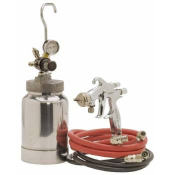 DeVillbiss 98-3162 FLG HVLP 2 Quart Pressure Feed Spray Gun Outfit