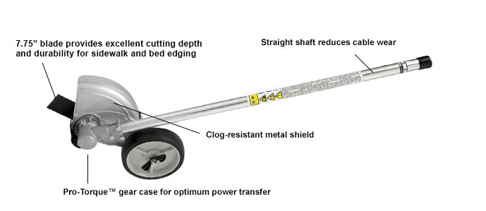 Echo Straight-Shaft Edger PAS Attachment 99944200475