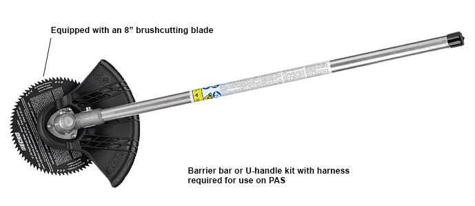 ECHO Brushcutter 8" PAS Attachment 99944200601