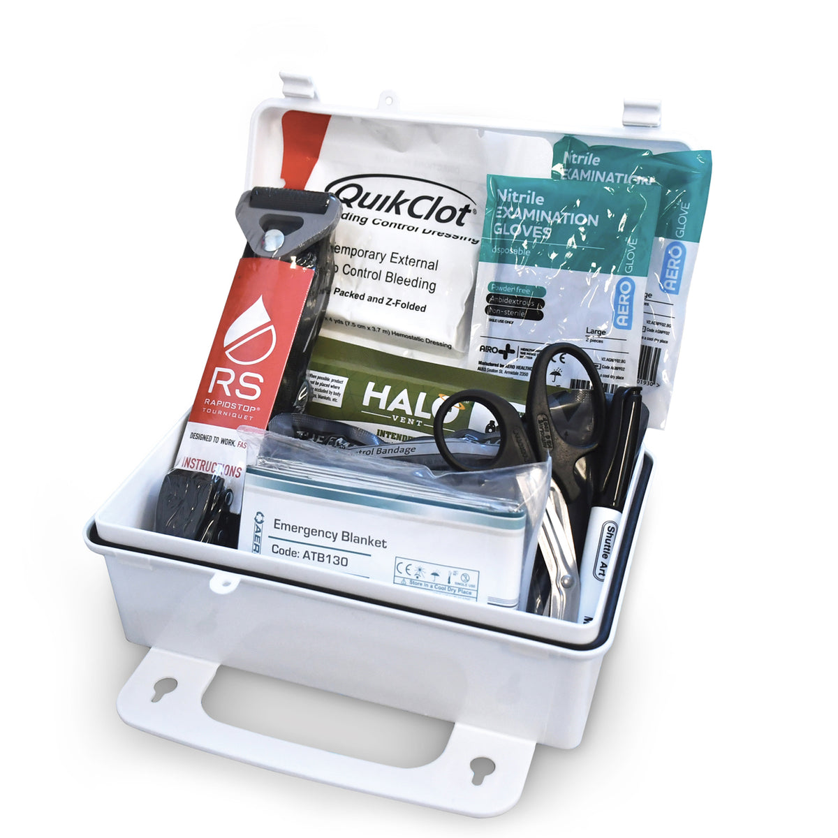 Emergency Bleed Control Kit with Tourniquet – RapidStop Stop the Bleed Case (RSK500E)