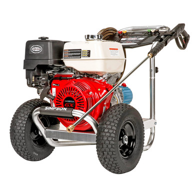 Simpson ALH4240 Professional 4200 PSI 4.0 GPM (Gas - Cold Water) Aluminum Frame Direct Drive Pressure Washer w/ CAT Pump & Honda GX390 Engine (49 State Compliant)