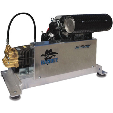 Bandit Ultra Skid 3500 PSI 10.0 GPM (Gas - Cold Water) Belt Drive Commercial Pressure Washer with Kohler CH750 Engine and Comet Pump