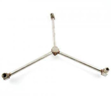BE 85.791.010S Stainless Steel 3-Tip Rotary Arm for 24" SS Whirl-A-Way Surface Cleaner