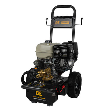 BE Pressure B4213HESCS 4,200 PSI - 4.2 GPM Gas Pressure Washer with Honda GX390 Electric Start Engine and Comet Triplex Pump