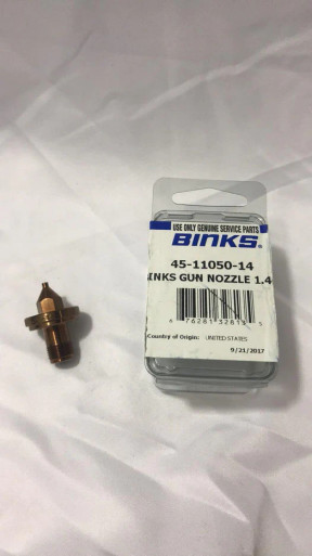 Binks 45-11050-14 Gun Nozzle, 1.4mm