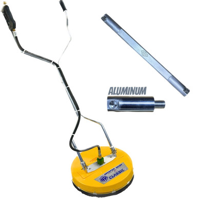 Whisper Wash Classic 19-inch Surface Cleaner — Hydro-Flow 2-Tip Aluminum