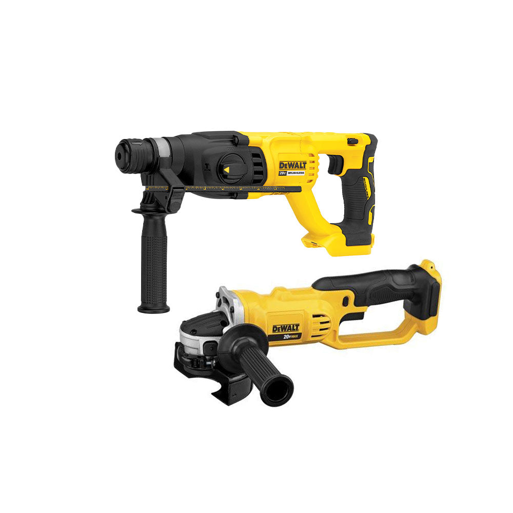 DeWALT DCH133B-KIT 20V Cordless Rotary Hammer w/ 4.5" - 5" MAX Grinder