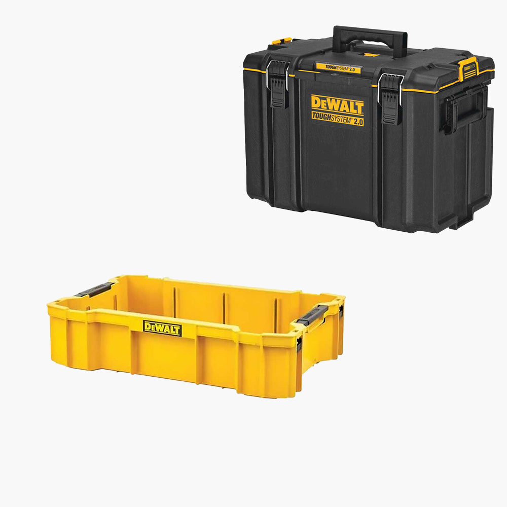DeWALT DWST08400-KIT2 TOUGHSYSTEM 2.0 XL Toolbox w/ 2 Heavy-Duty Tool Trays