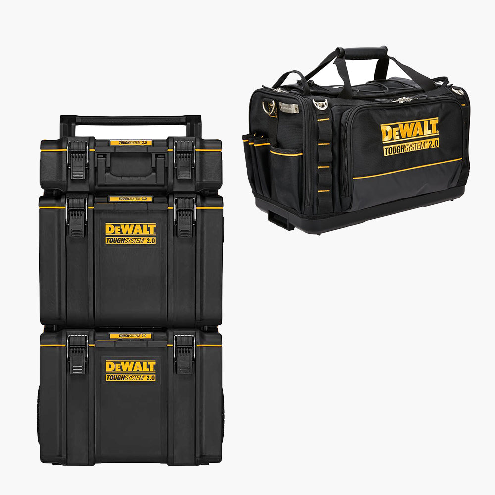 DeWALT DWST60436-KIT1 TOUGHSYSTEM 2.0 Rolling Tower w/ Jobsite Tool Bag