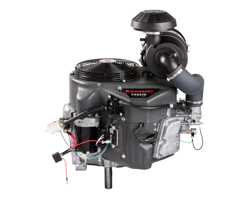 Kawasaki FX651V-R00-S Engine 1-1/8" x 4-9/32" Shaft Vertical Electric Start 726cc