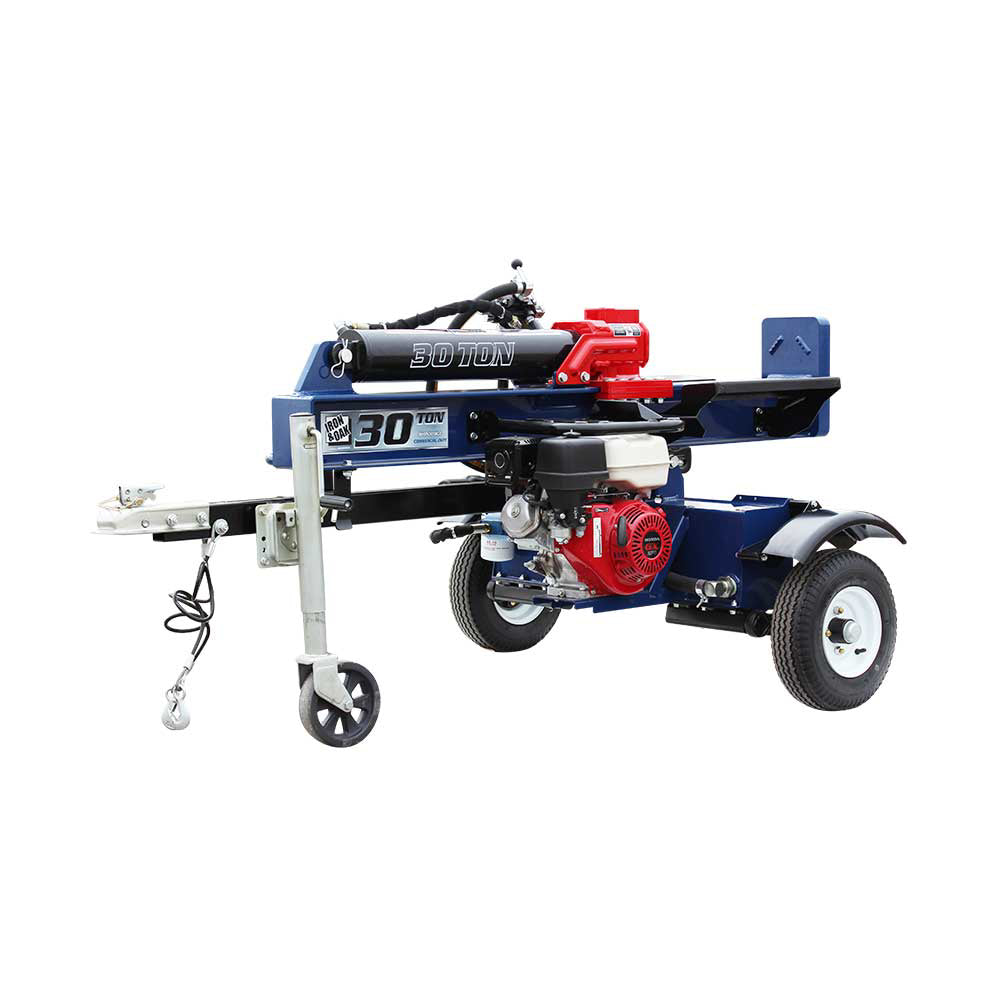 Iron and Oak BHVH3018GXT 30-Ton Log Splitter Torsion Axle w/ Honda GX270 Engine
