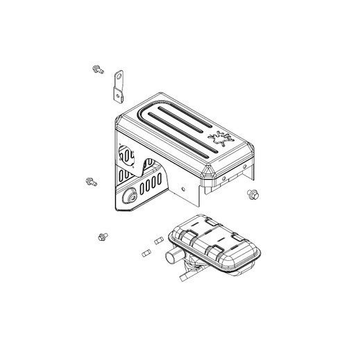 531146908 Muffler Assy Husqvarna Genuine OEM Part