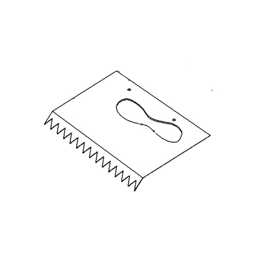 532440448 Shield.Leveling.17.Orange Husqvarna Genuine OEM Part - SUPERSEDED FROM 532102695, 532124784, 532125016