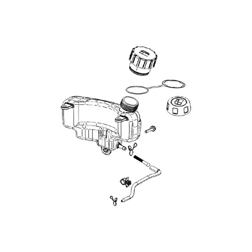 594984401 Fuel Tank Kit Husqvarna Genuine OEM Part