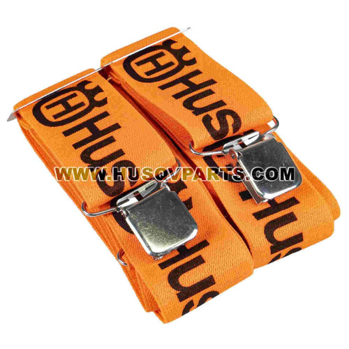 596290301 Suspenders Clip/Orange Husqvarna Genuine OEM Part - SUPERSEDED FROM 505618500, 605000005, 605001053