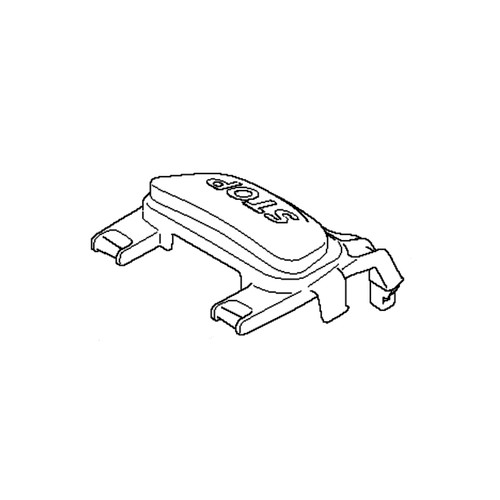 596385801 Button Assy Stop P03 Husqvarna Husqvarna Genuine OEM Part - SUPERSEDED FROM 597042801