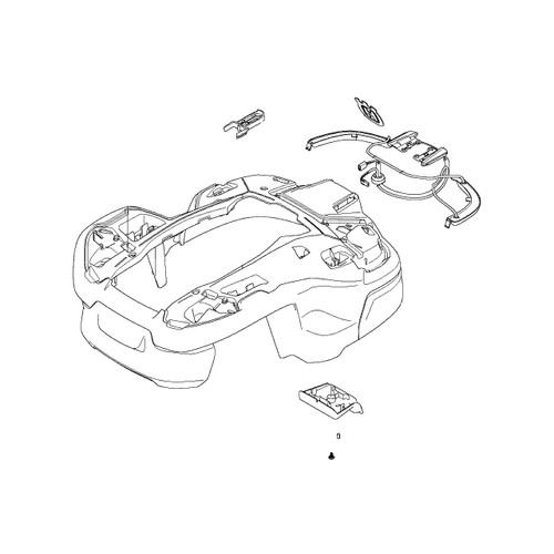 599988701 Body Kit Body Assy Am405X / Am Husqvarna Genuine OEM Part