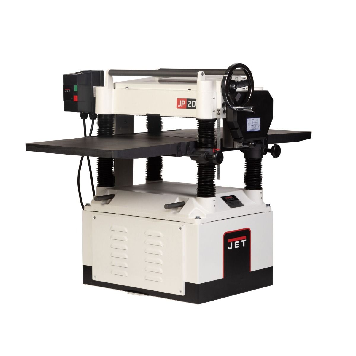Jet JT1-1374 JWP-208HH-BLK 5HP 1PH 20" Durable Black Helical Head Planer