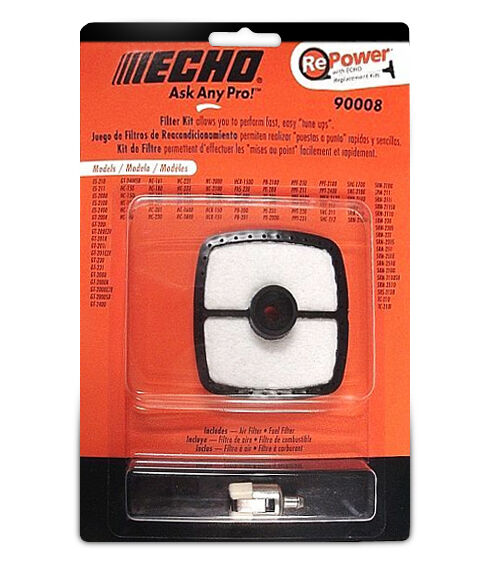 90008 Genuine Echo Filter Kit Trimmer Blower GT-200 SRM-210 ES-2000 ES-2100