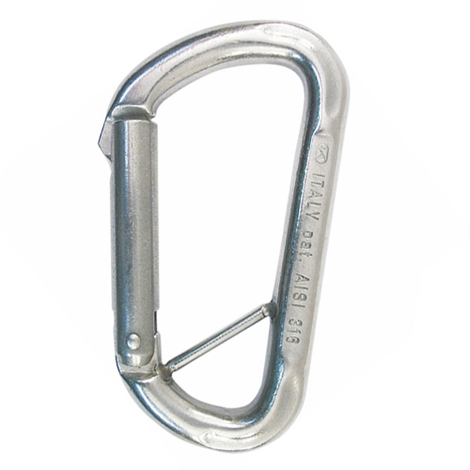 KONG - KNG567 - Asymmetric Steel Carabiner Non-Locking w/ Bar