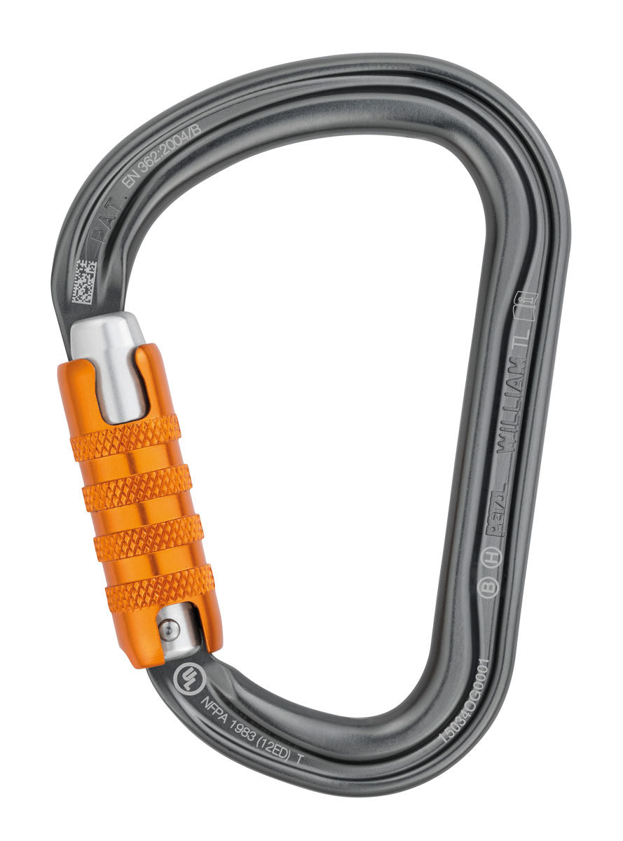 Petzl William Asymmetrical Autolock Carabiner