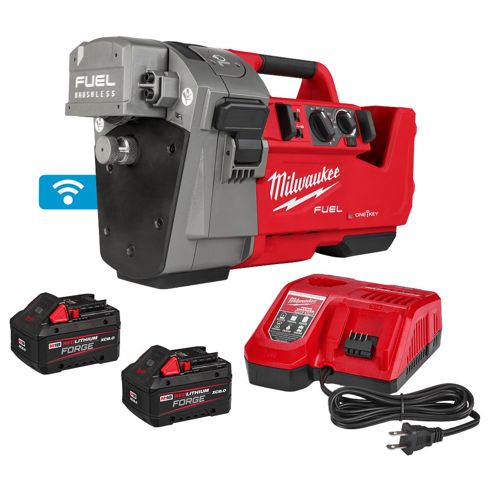 Milwaukee 2927-22 M18 FUEL 18V RINGER Roll Groover for 1-1/4" to 4" Sch 10/40