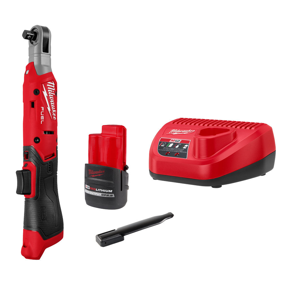 Milwaukee 3053-21 M12 FUEL 12V 3/8" Cordless Li-Ion Ratchet Kit