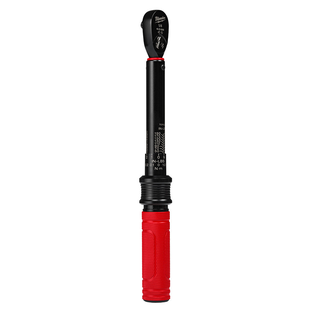 Milwaukee 48-22-9200 1/4" Drive Click Torque Wrench(40-200 in-lbs)
