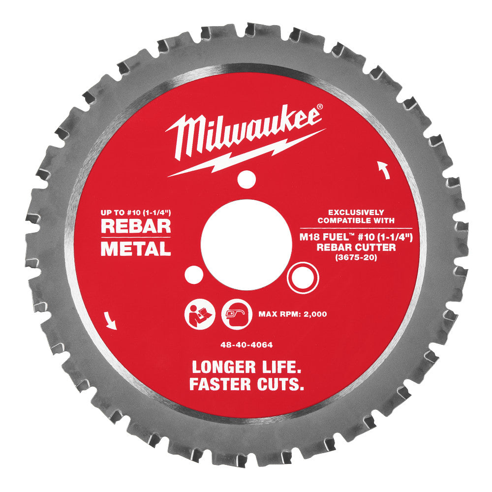 Milwaukee 48-40-4065 #10 1-1/4" Rebar Cutting Blade - 5 PK