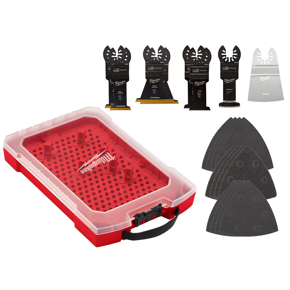 Milwaukee 49-10-9220 Oscillating Open-Lok Kit w/ Modular Case - 20PC