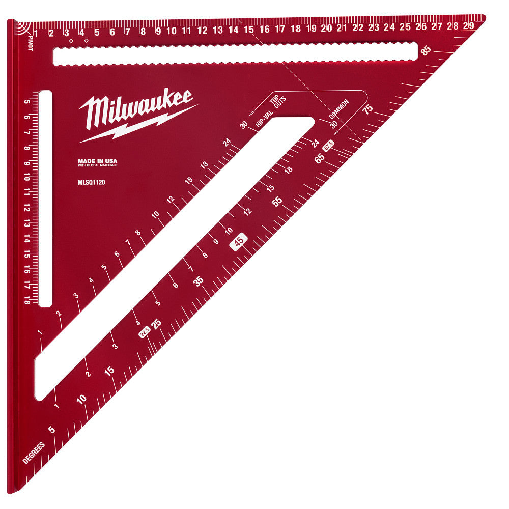 Milwaukee MLSQ1120 300mm Rafter Square w/ Durable, Accurate Marking