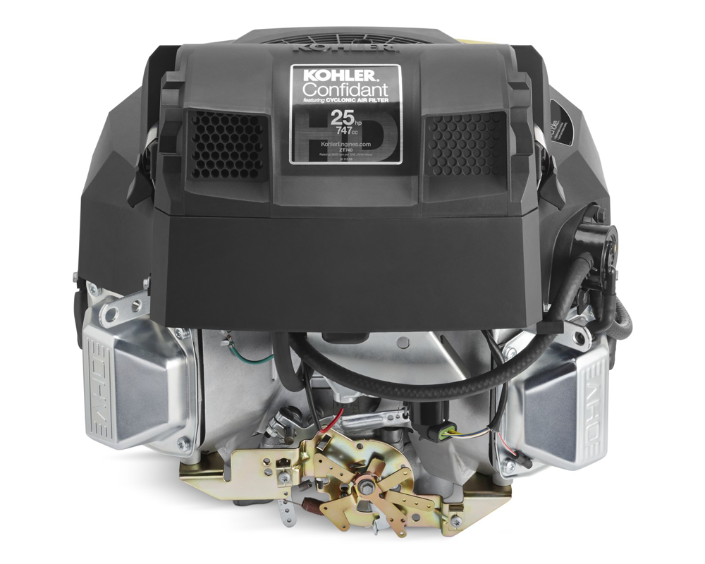 Kohler PA-ZT740-3053 Engine 1 1/8" x 4.3" Crank Vertical Shaft Electric Start 25 HP