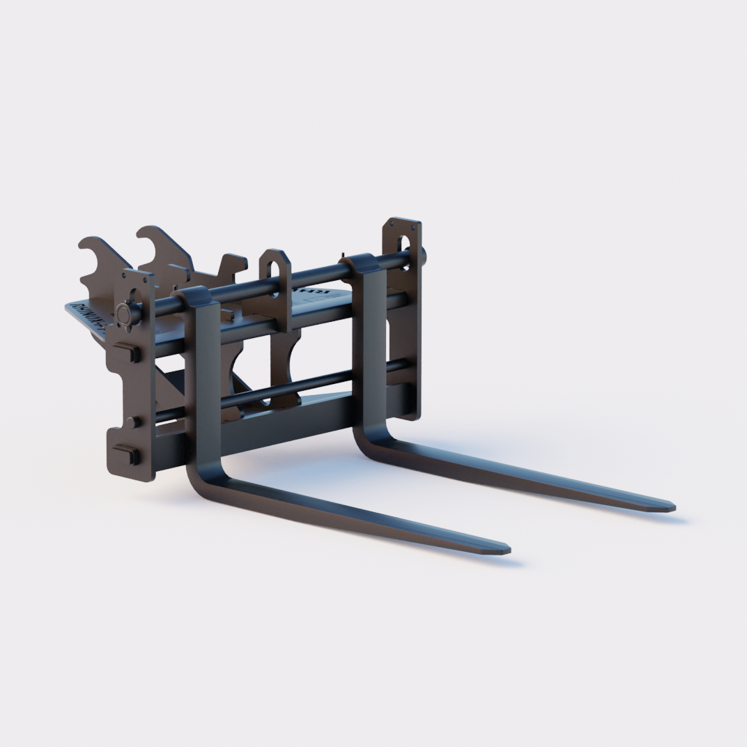 Deere 50D Wedge Lock Pallet Forks