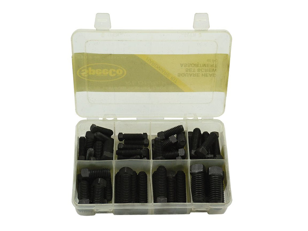 SpeeCo - S175107SP - Square Head Set Screw Assortment