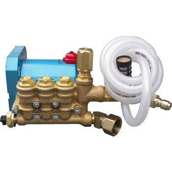 CAT 4PPX30GSI Fully Plumbed 3000 PSI 2.7 GPM Triplex Pressure Washer Pump w/ Plumbing Kit