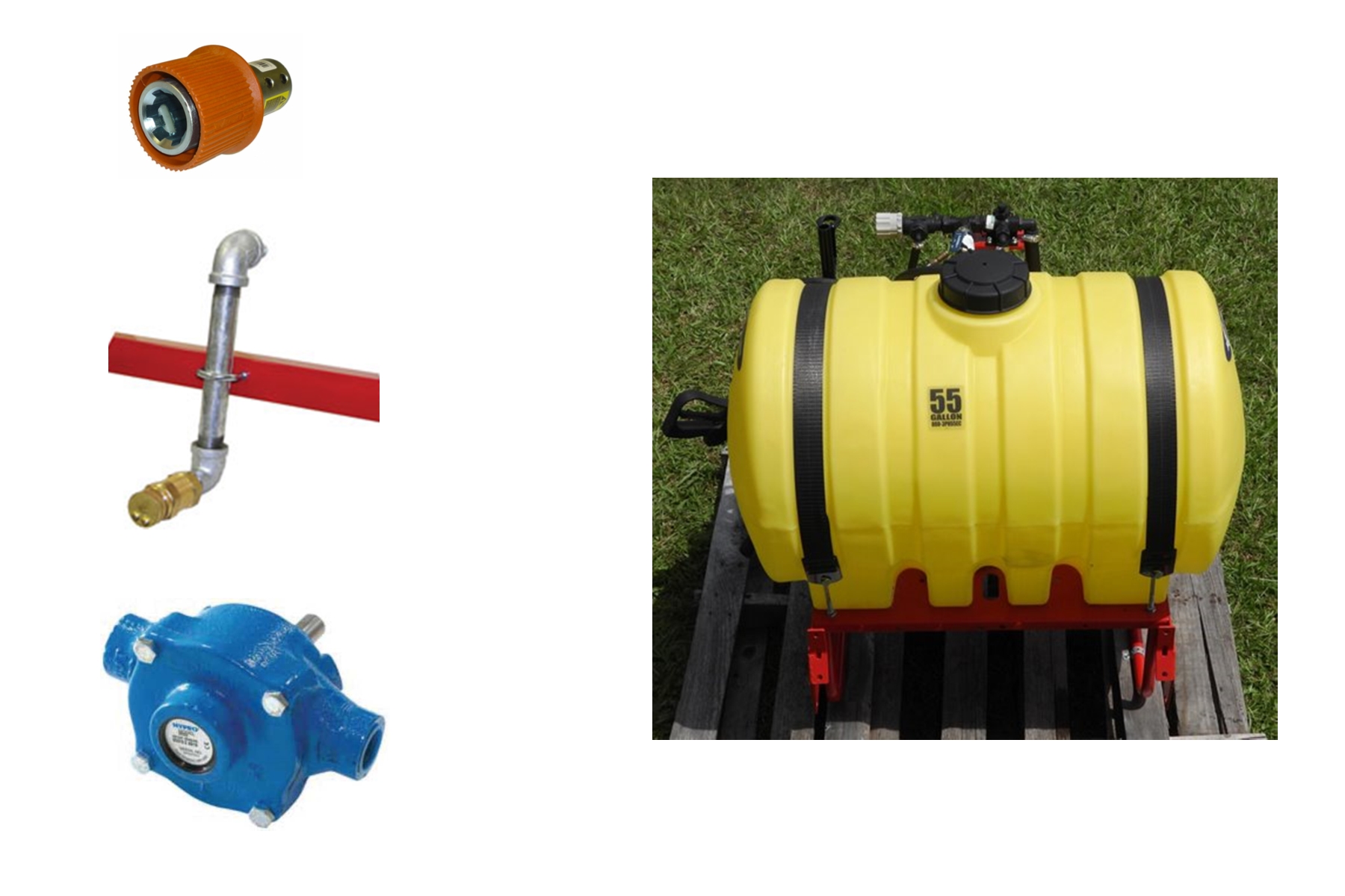 ST2 AgSmart 3-Point Sprayer Bundle – 55 Gallon Spray Unit Hypro Pump Boomless Nozzle
