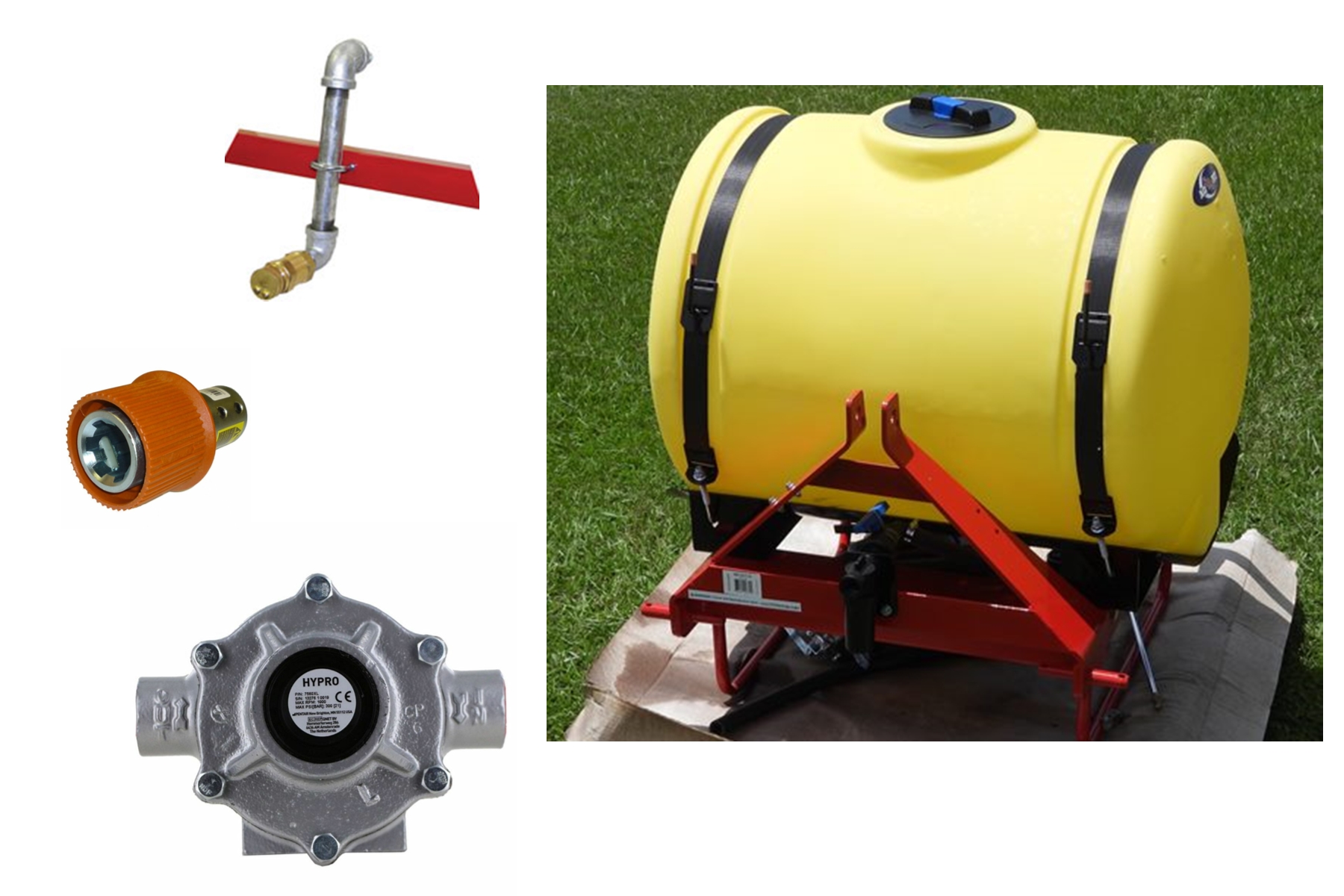 ST6 AgSmart 3-Point Sprayer Bundle – 150 Gallon Spray Unit Hypro Pump Boomless Nozzle