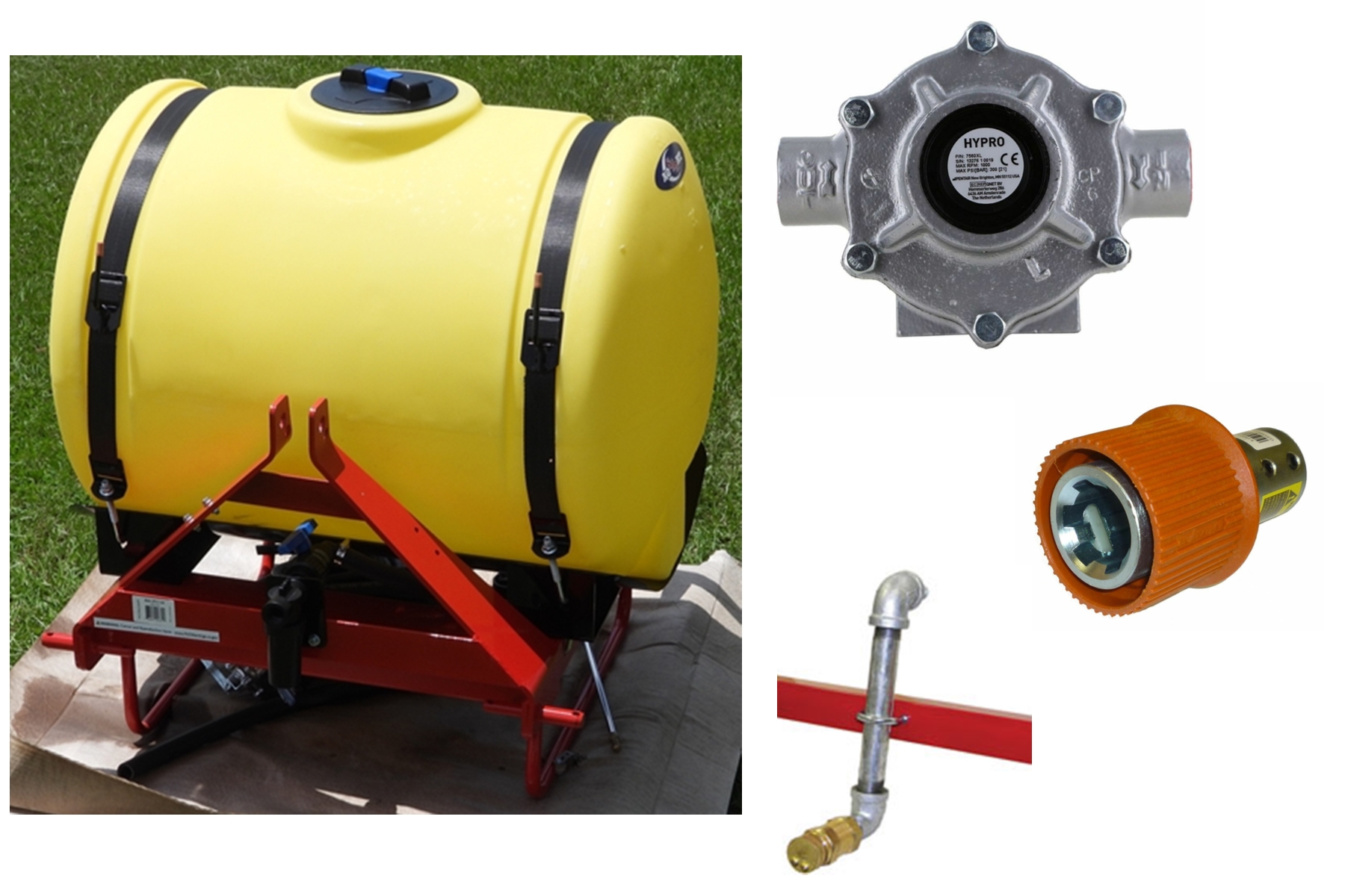 ST8 AgSmart 3-Point Sprayer Bundle – 200 Gallon Spray Unit Hypro Pump Boomless Nozzle