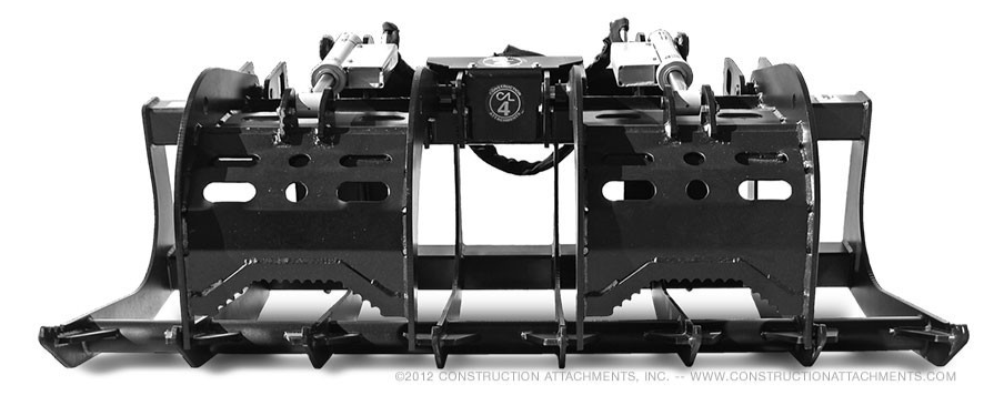 Construction Attachments 73″ Worx Duty Root Grapple #1RGWX73
