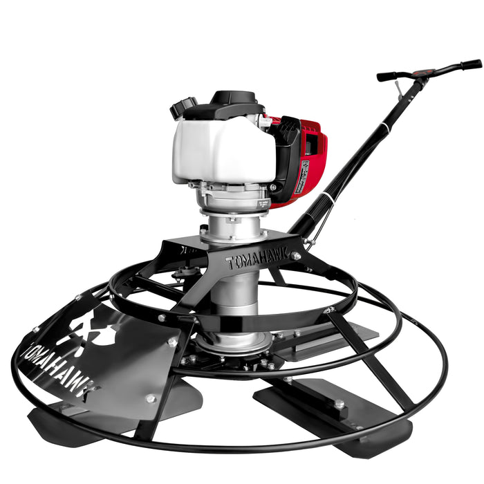 Tomahawk Power JXPT30H 30" Honda Porta Trowel w/ GX35, 18ft Bull Float Handle
