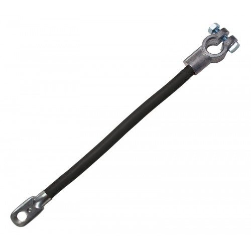 Uriah Black Top Post Battery Cable 4 AWG 10IN #UV007840
