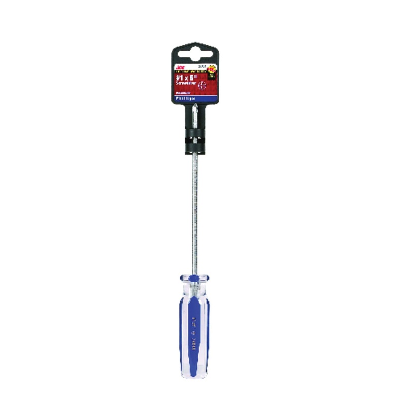 ACE 24849AHT Screwdriver, Phillips Point, #1 Point, 9.57 in OAL, Comfort Grip Handle